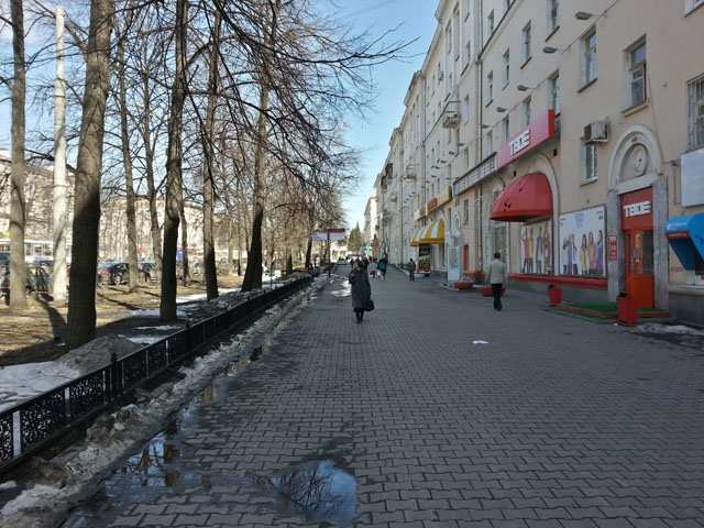 Проспект Ленина между Восточной и Гагарина