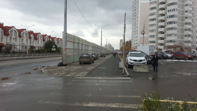 Soundwalls on Krasnolesja street