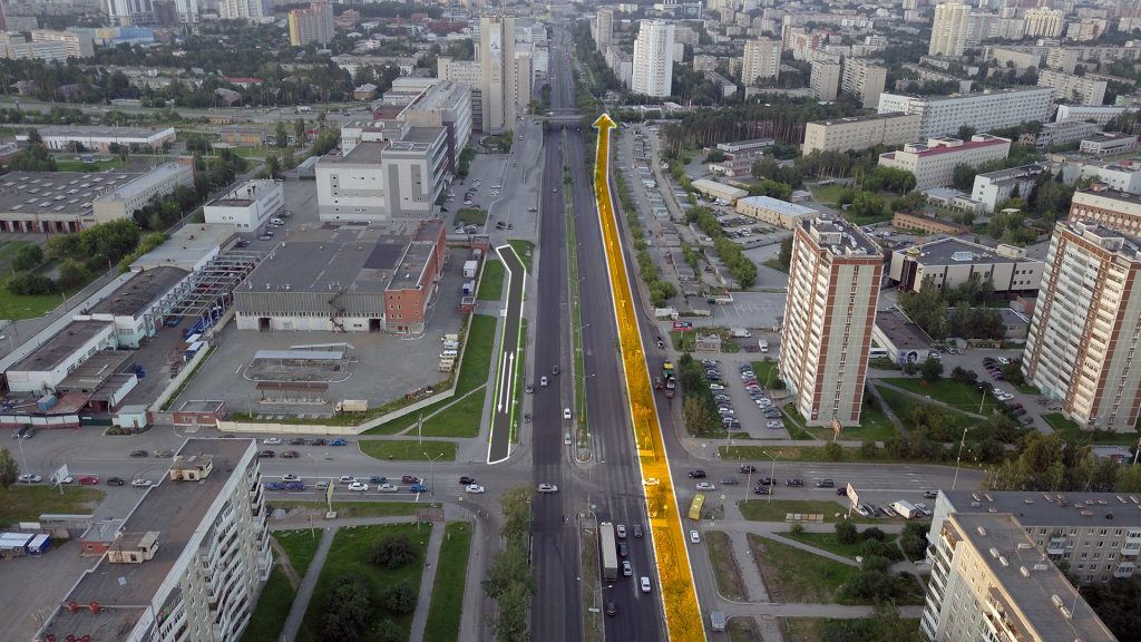 Западный дублер улицы Серафимы Дерябиной можно реконструировать и сделать двусторонним.