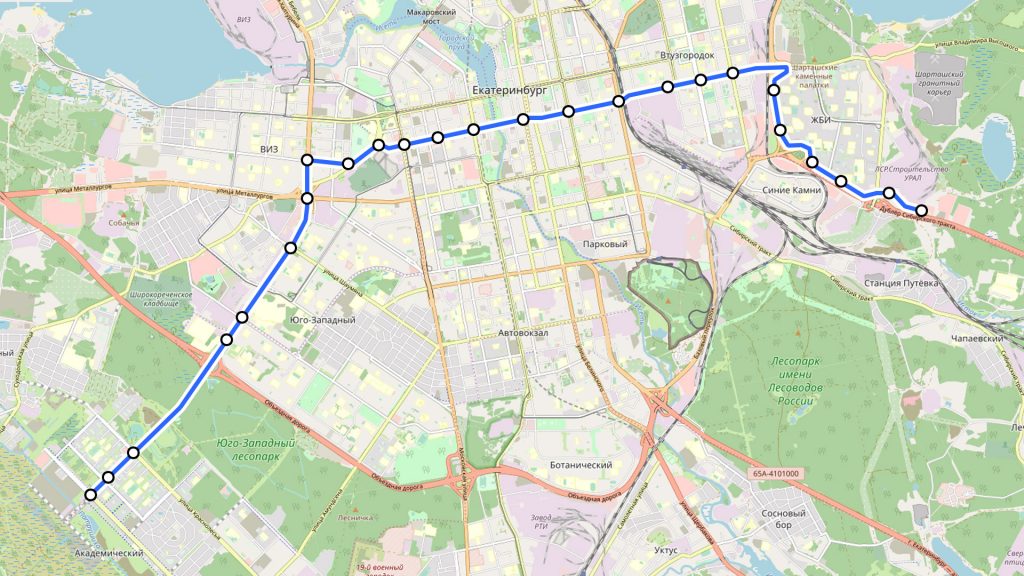 В новой маршрутной сети предусмотрен автобусный маршрут, который сможет задействовать автобусный коридор по Серафимы Дерябиной.