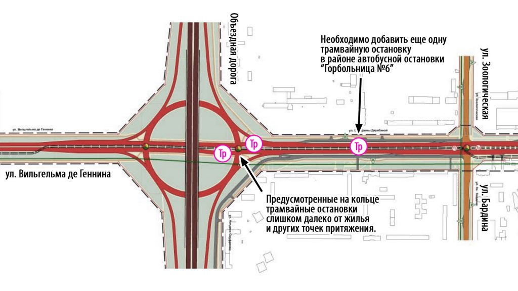 Эту остановку необходимо добавить для удобства жителей района, а также персонала и пациентов медучреждений на улице Серафимы Дерябиной.